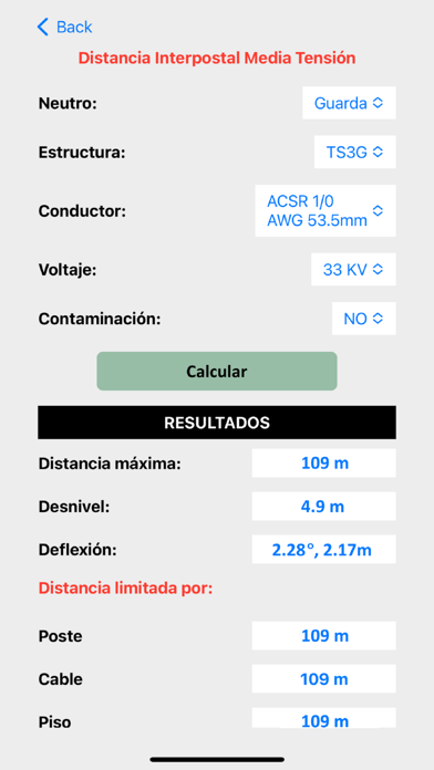 Linea Eléctrica Aérea Screenshot
