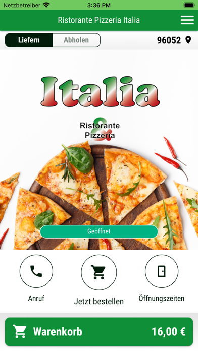 Ristorante Pizzeria Italia Screenshot