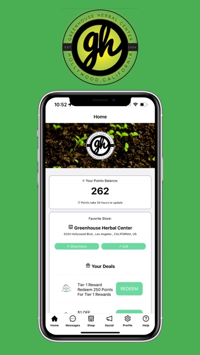 Greenhouse Herbal Center Screenshot