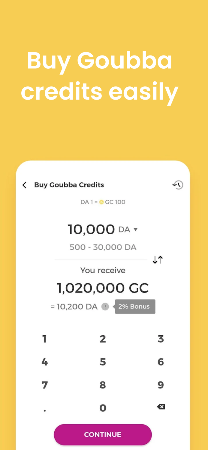 Goubba - Cashback Codes promo
