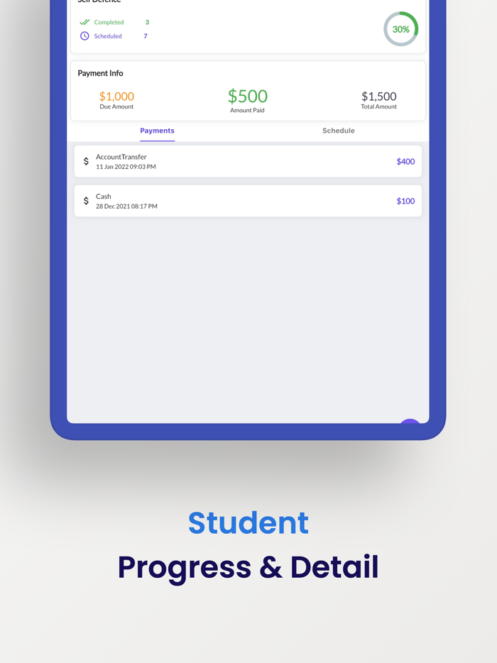 Schedule Planner Track Course