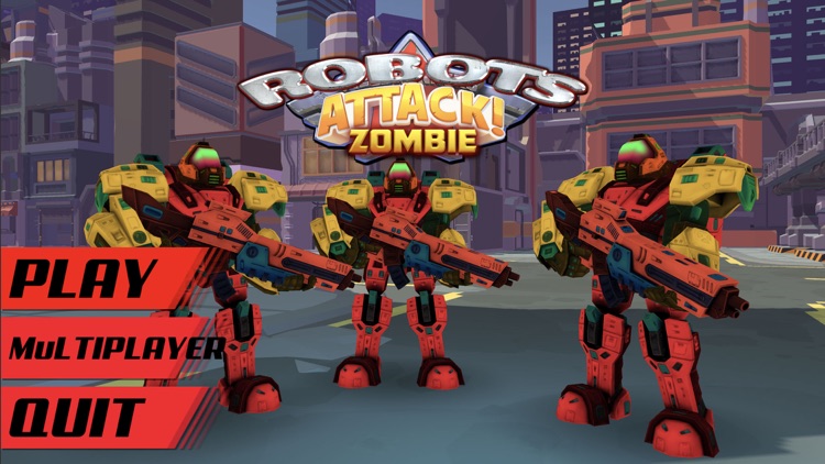 Robots Attack Zombies City