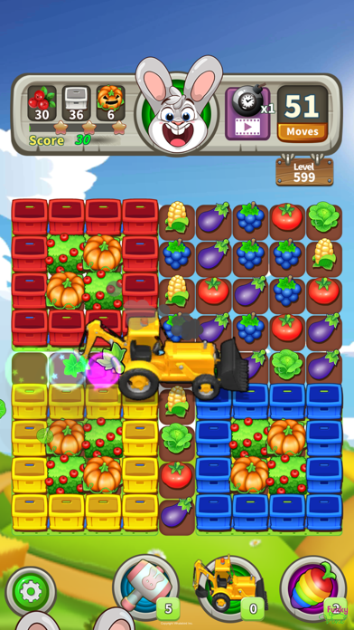Farm Raid : Cartoon Match 3 Screenshot