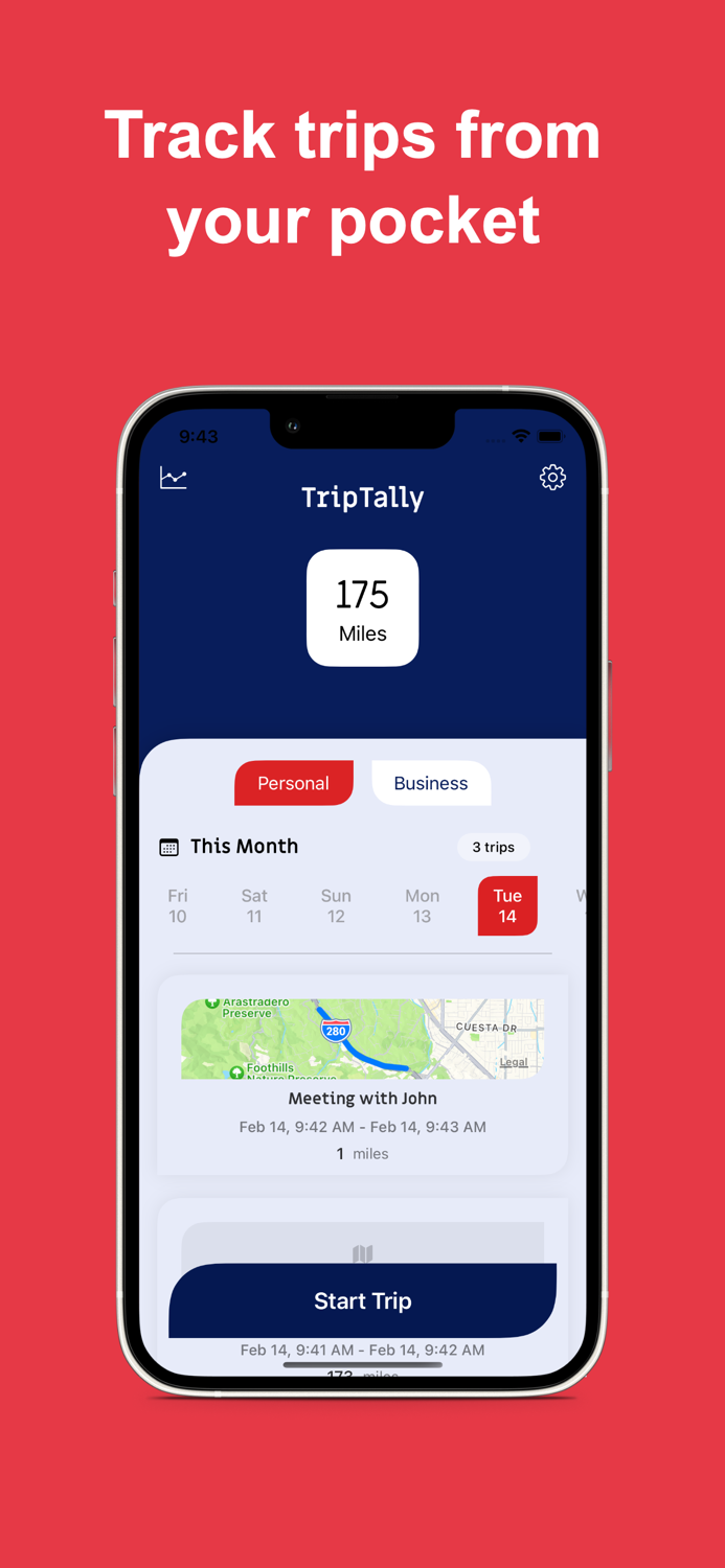TripTally - Mileage Tracker