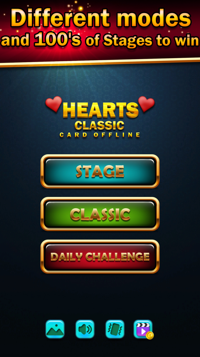 Hearts Classic Offline Card