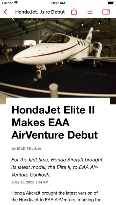 Aviation International News Screenshot