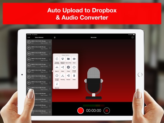 Voice Recorder - Audio Record iPad app afbeelding 4