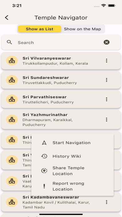 Temple Navigator Screenshot