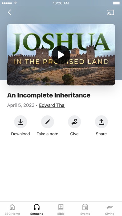 Bluegrass Baptist Church Screenshot