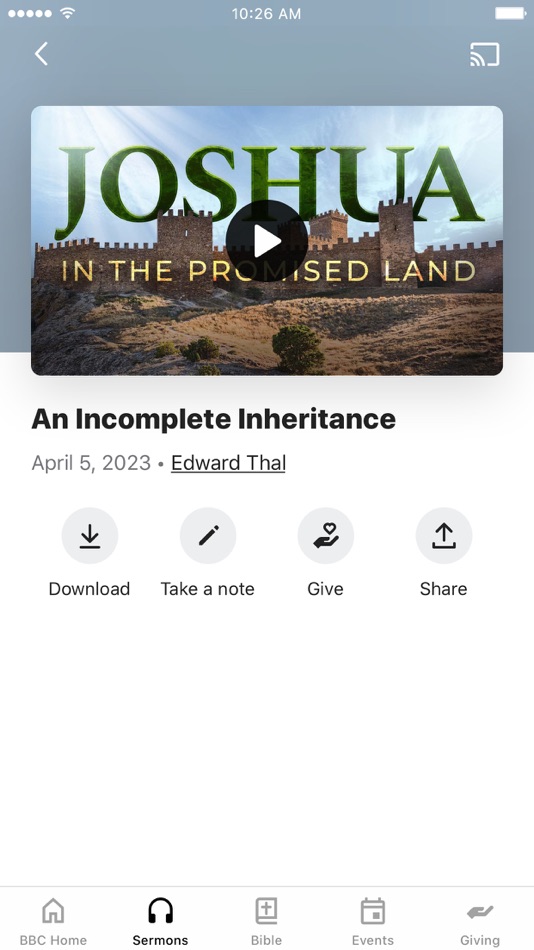 #3. Bluegrass Baptist Church (iOS) 由: Bluegrass Baptist Church of Georgetown