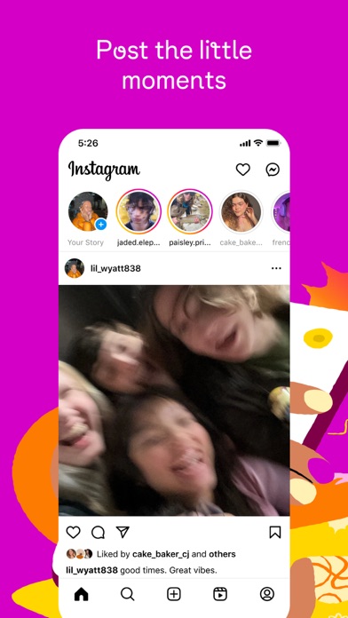 screenshot of Instagram 3