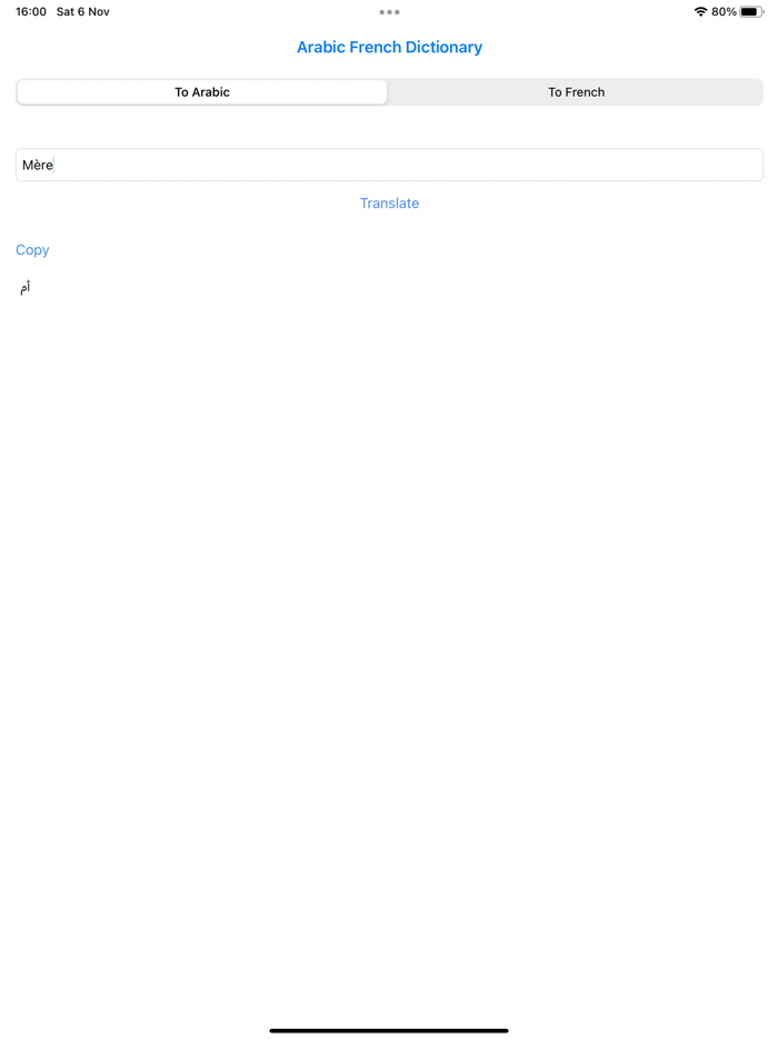 Arabic French Dictionary Pro