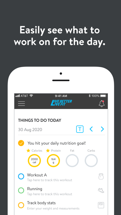 Live Better Fitness Screenshot