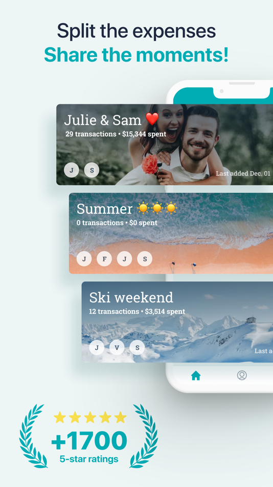 #1. Sesterce – Split expenses (iOS) 由: Stan Kocken