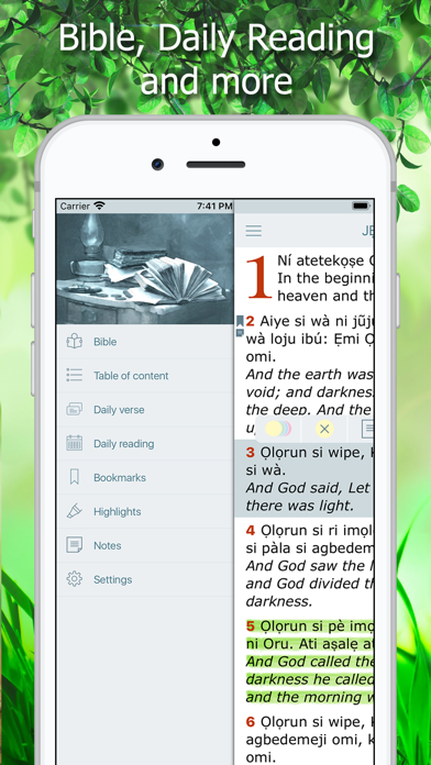 Yoruba Bible Holy Version KJV Screenshot