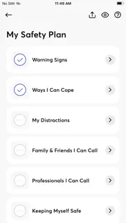 safety plan iphone screenshot 2