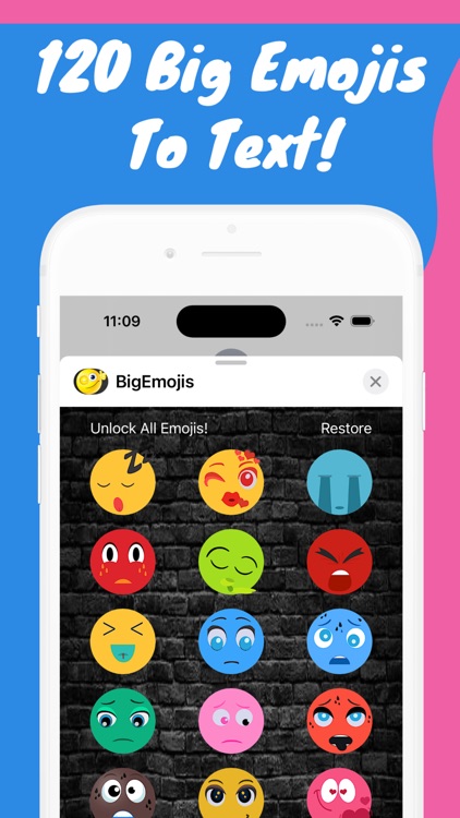 Big Emojis - Funny Stickers