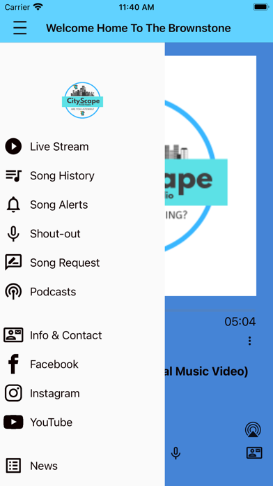 CityScape Radio Screenshot