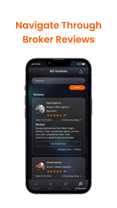 Rate Freight Brokers Screenshot