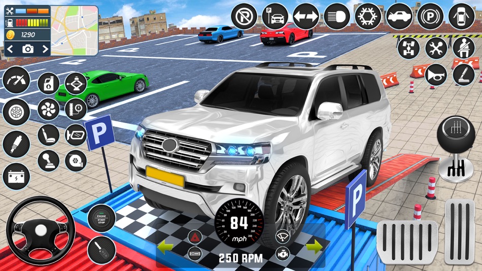 #4. Prado Car Parking Simulator 3D (iOS) By: Ubaid Alwani