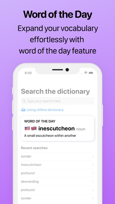 Wordpedia Dictionary: Words + Screenshot