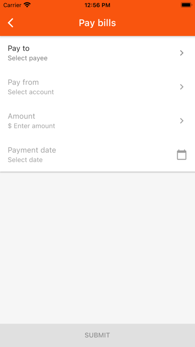 Options Credit Union Screenshot