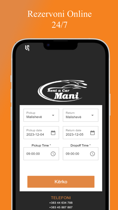 RentaCar Mani Screenshot