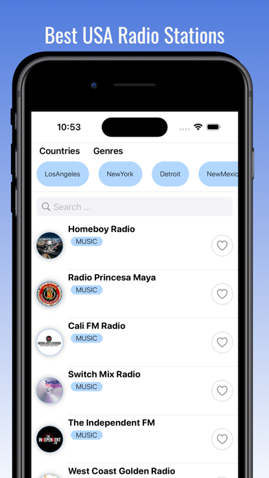 Radio US: Live FM AM Stations Screenshot