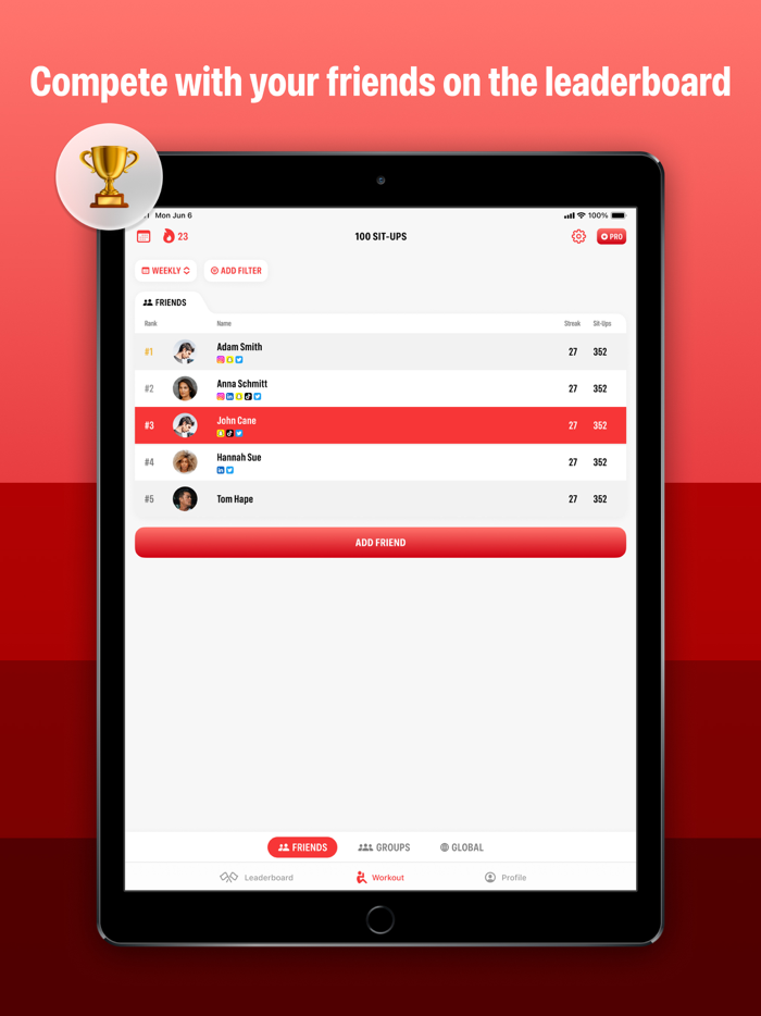 100 Sit-Ups Six Pack Trainer