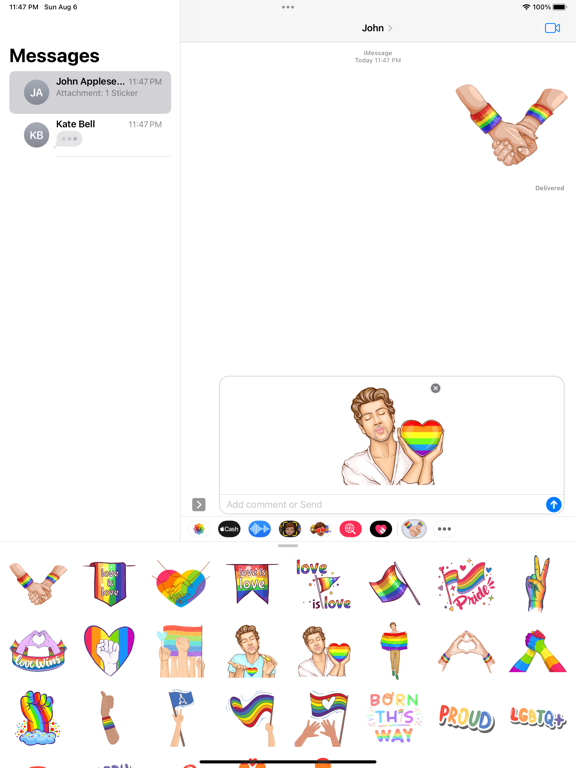 Screenshot #5 pour Gay LGBT Stickers