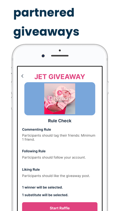 Jet Giveaway for Instagram Screenshot