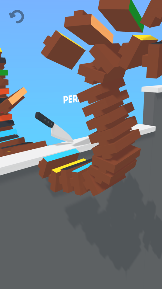 #2. Slide Stack 3D - Cut Rush Game (iOS) 由: Huu Nguyen