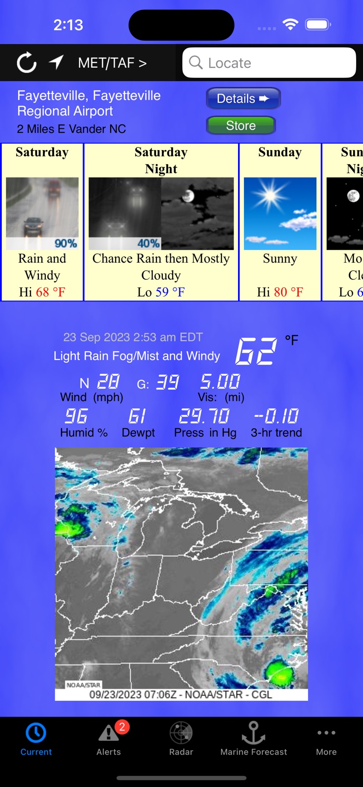 WeatherLCD iphone screenshot 1