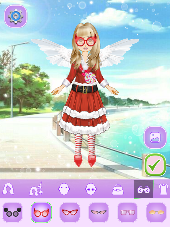 Anime Doll Dress Up Games iPad screenshot