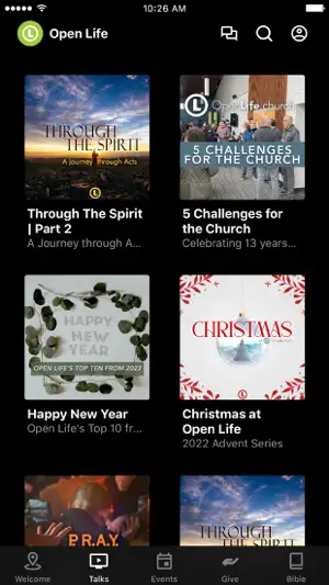 Open Life Church screenshot 2