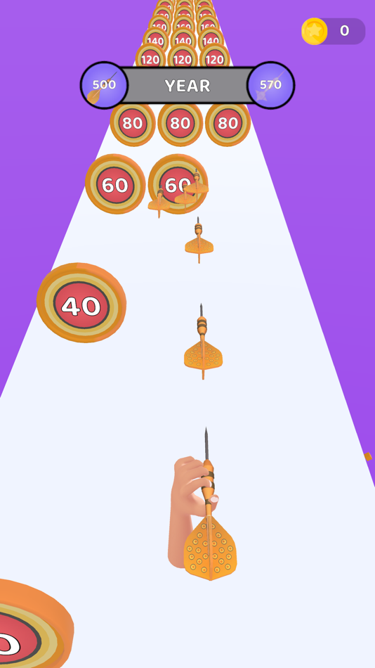#4. Balloon Dart Run (iOS) 由: Taninty Game Studio