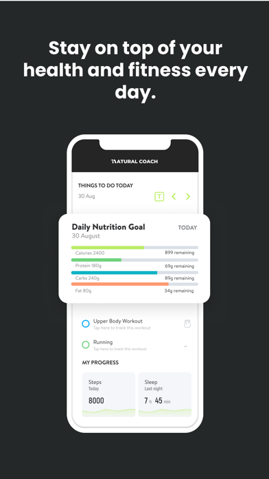 The Natural Coach App Screenshot