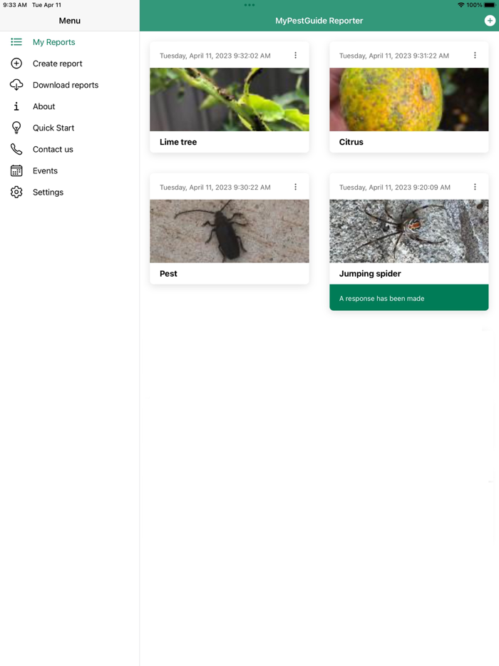 MyPestGuide Reporter