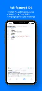 CodeSnack IDE screenshot #3 for iPhone