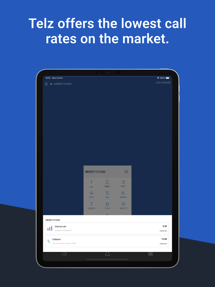 Telz International calling