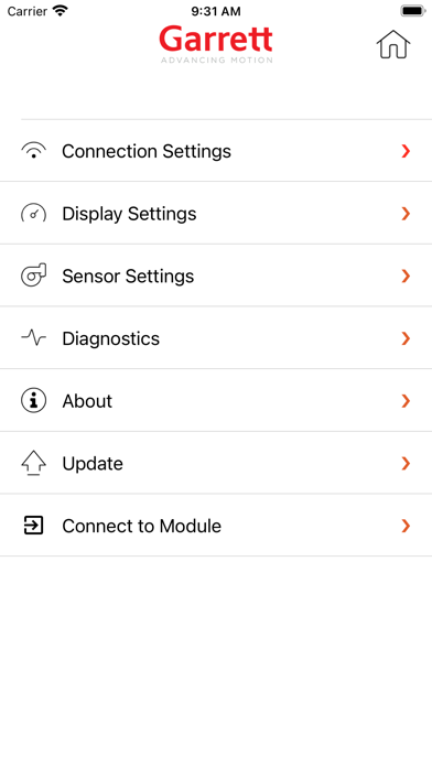 Screenshot 3 of Garrett Motion G-Smart Module App