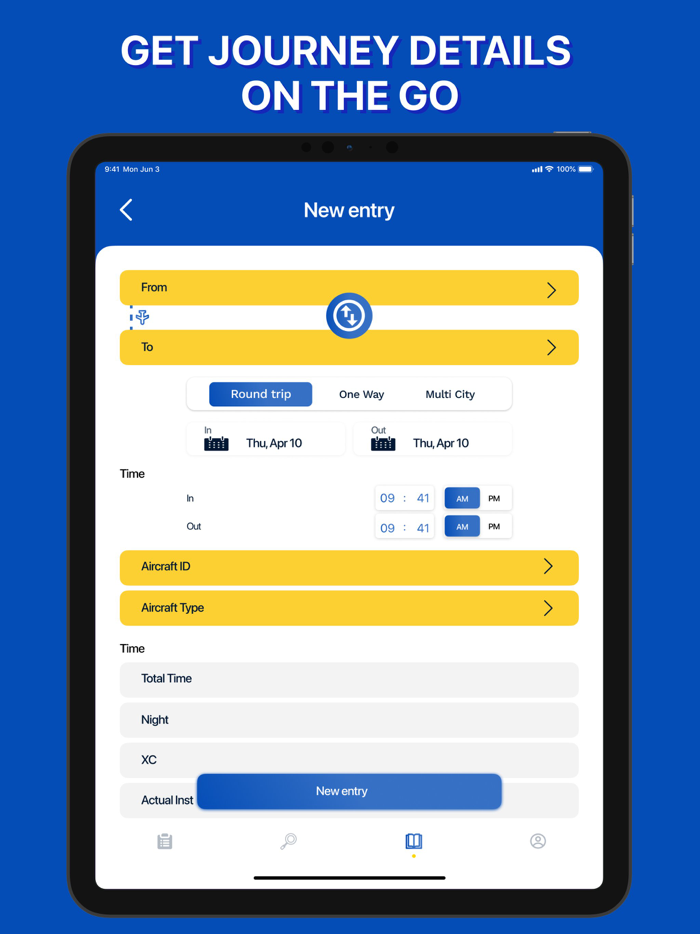 Flight Logbook Status Tracker