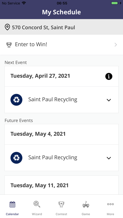 Eureka Recycling Screenshot