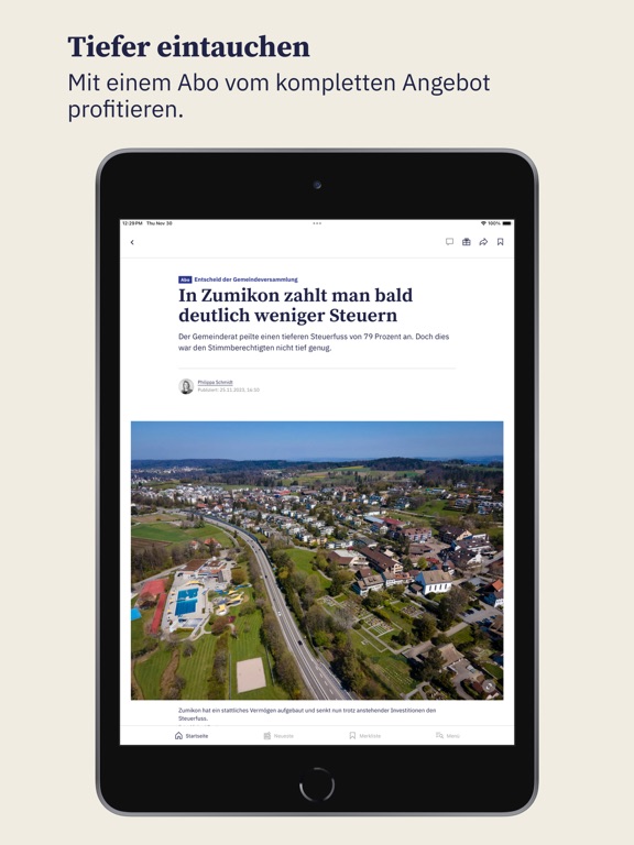 Screenshot #6 pour Zürichsee-Zeitung - Tablet