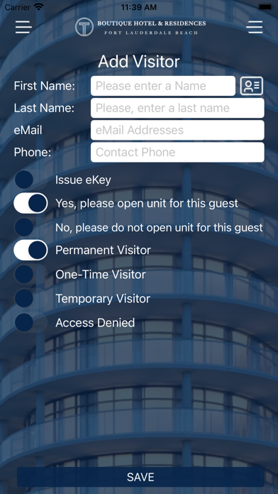 Tiffany House Mobile Screenshot