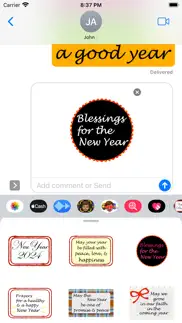 new year blessings iphone screenshot 3