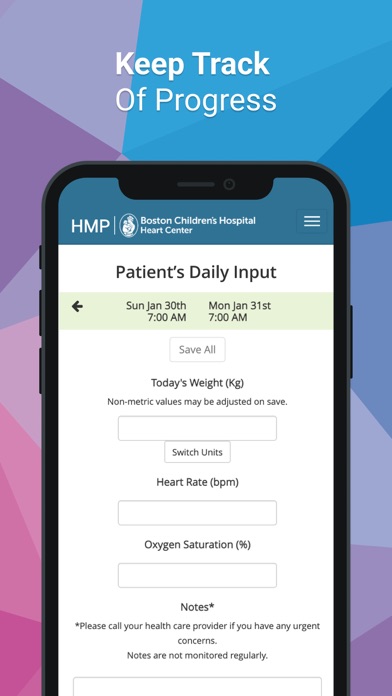 Boston Children's HMP Screenshot