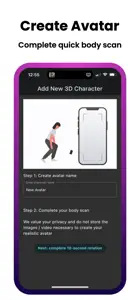 MiMotion - 3D Avatar Animator screenshot #1 for iPhone