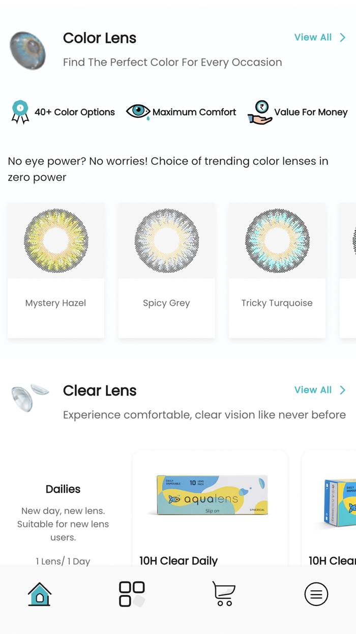 Aqualens Contact Lenses