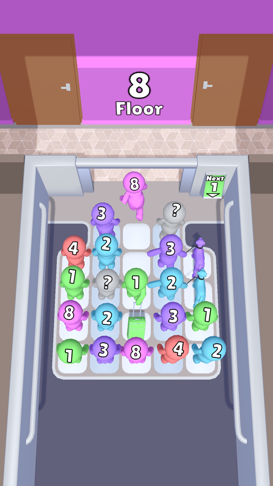 #1. Elevator Queue (iOS) 게시자: ZiNKY OYUN YAZILIM ANONiM SiRKETi